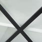 Slender Sleek Black Two Door Glass Cabinet By Homeroots | Cabinets | Modishstore - 9