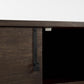 Dark Brown Two Door Cabinet With Metal Legs By Homeroots | Cabinets | Modishstore - 7