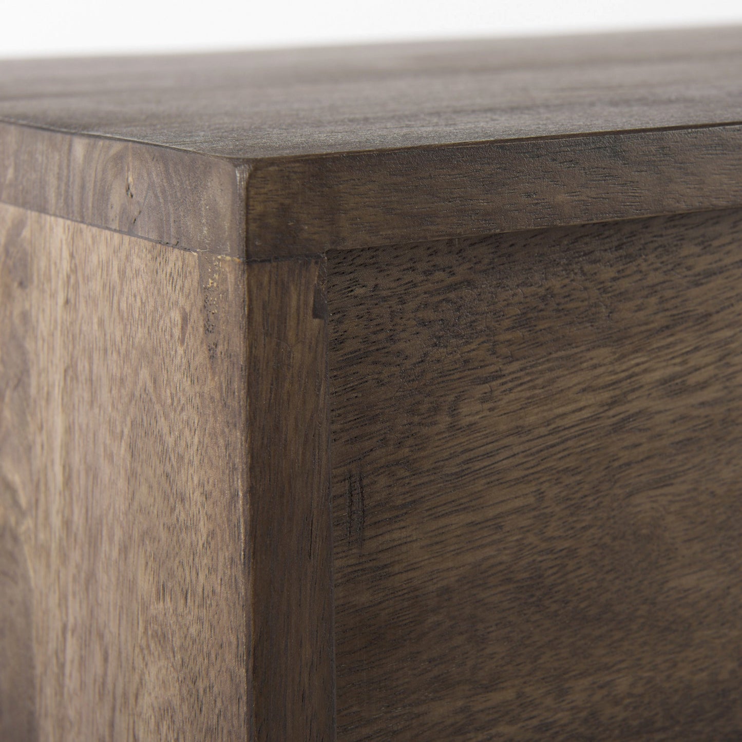 Dark Brown Two Door Cabinet With Metal Legs By Homeroots | Cabinets | Modishstore - 8