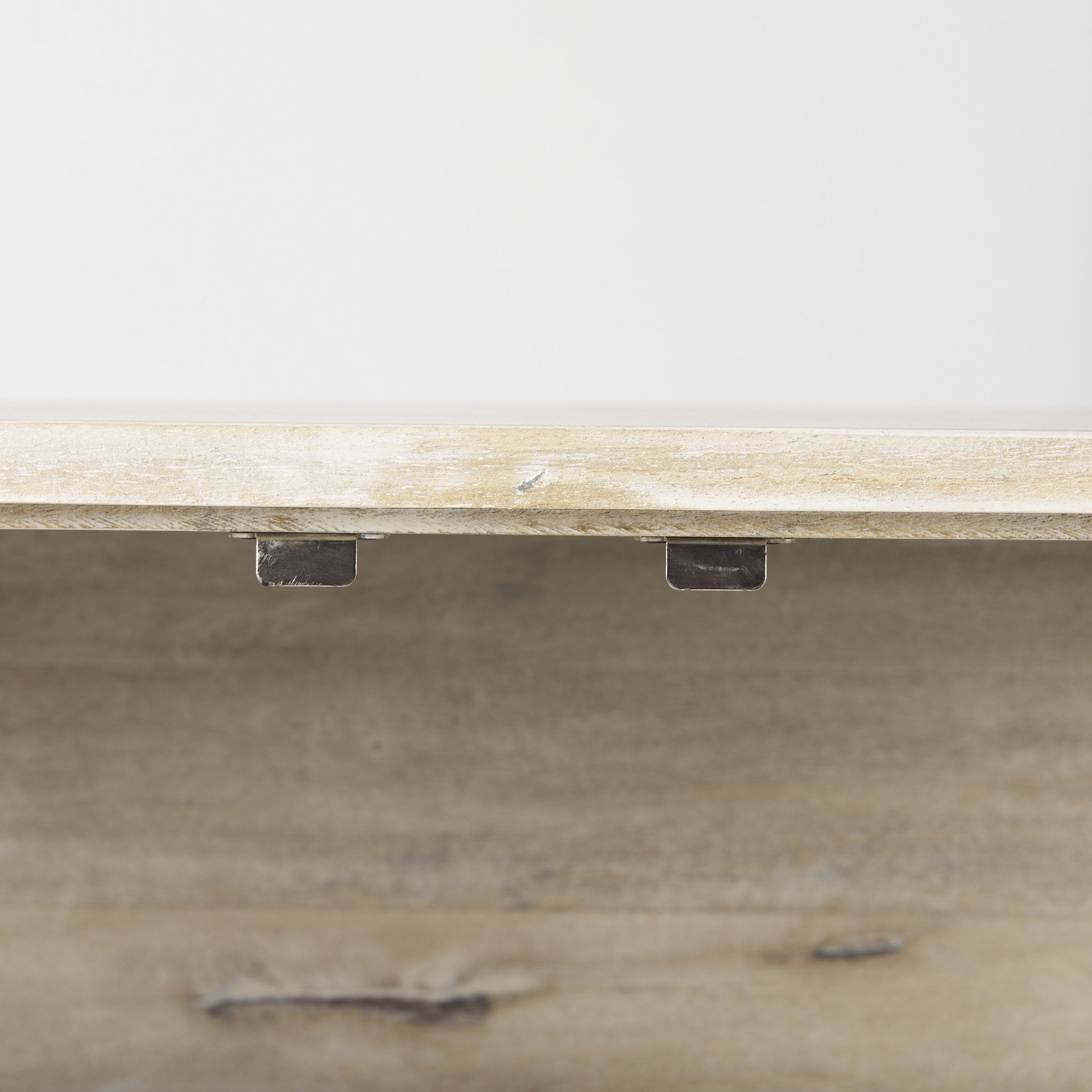 Rustic White Two Door Shadowbox Cabinet By Homeroots | Cabinets | Modishstore - 9