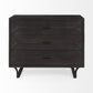 Contemporary Dark Oval Accent Cabinet By Homeroots | Cabinets | Modishstore - 2