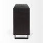 Contemporary Dark Oval Accent Cabinet By Homeroots | Cabinets | Modishstore - 3