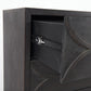 Contemporary Dark Oval Accent Cabinet By Homeroots | Cabinets | Modishstore - 9