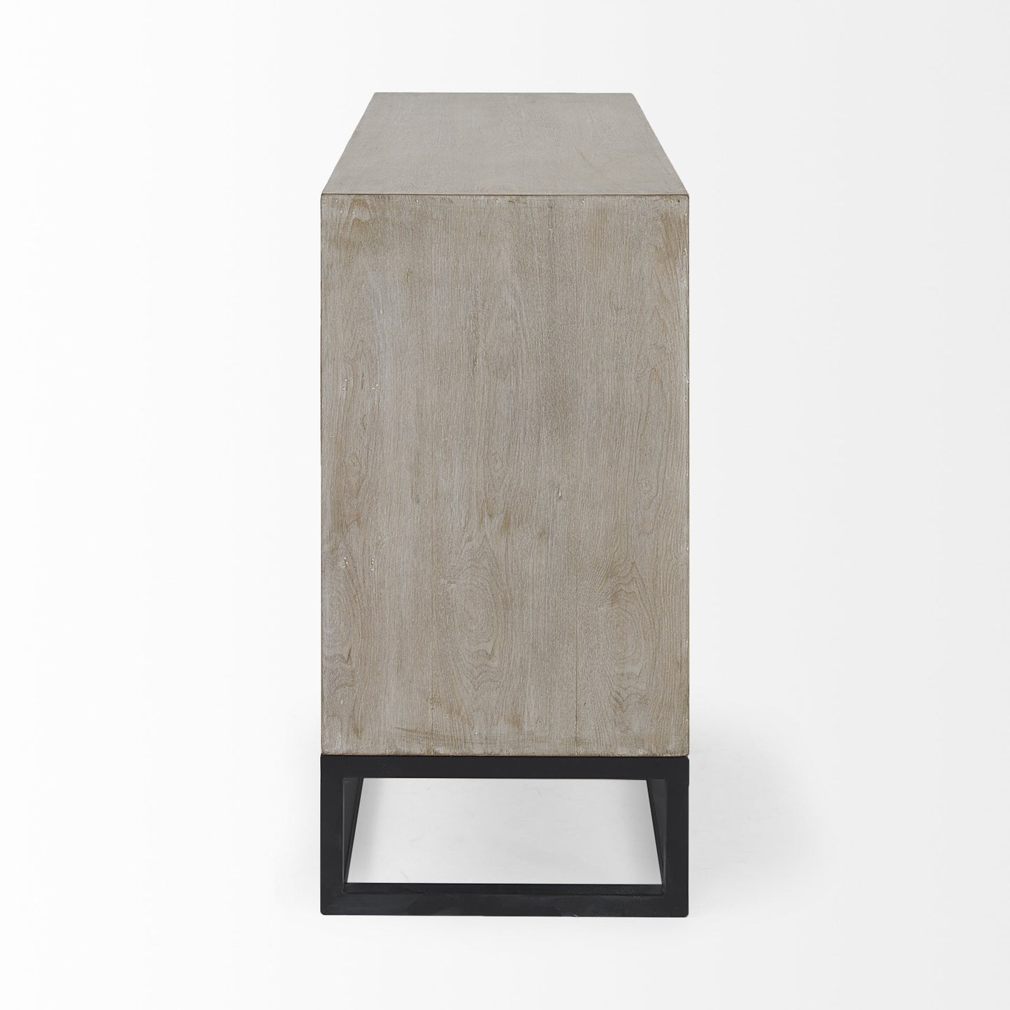 Contemporary Light Wash Diamond Accent Cabinet By Homeroots | Cabinets | Modishstore - 3