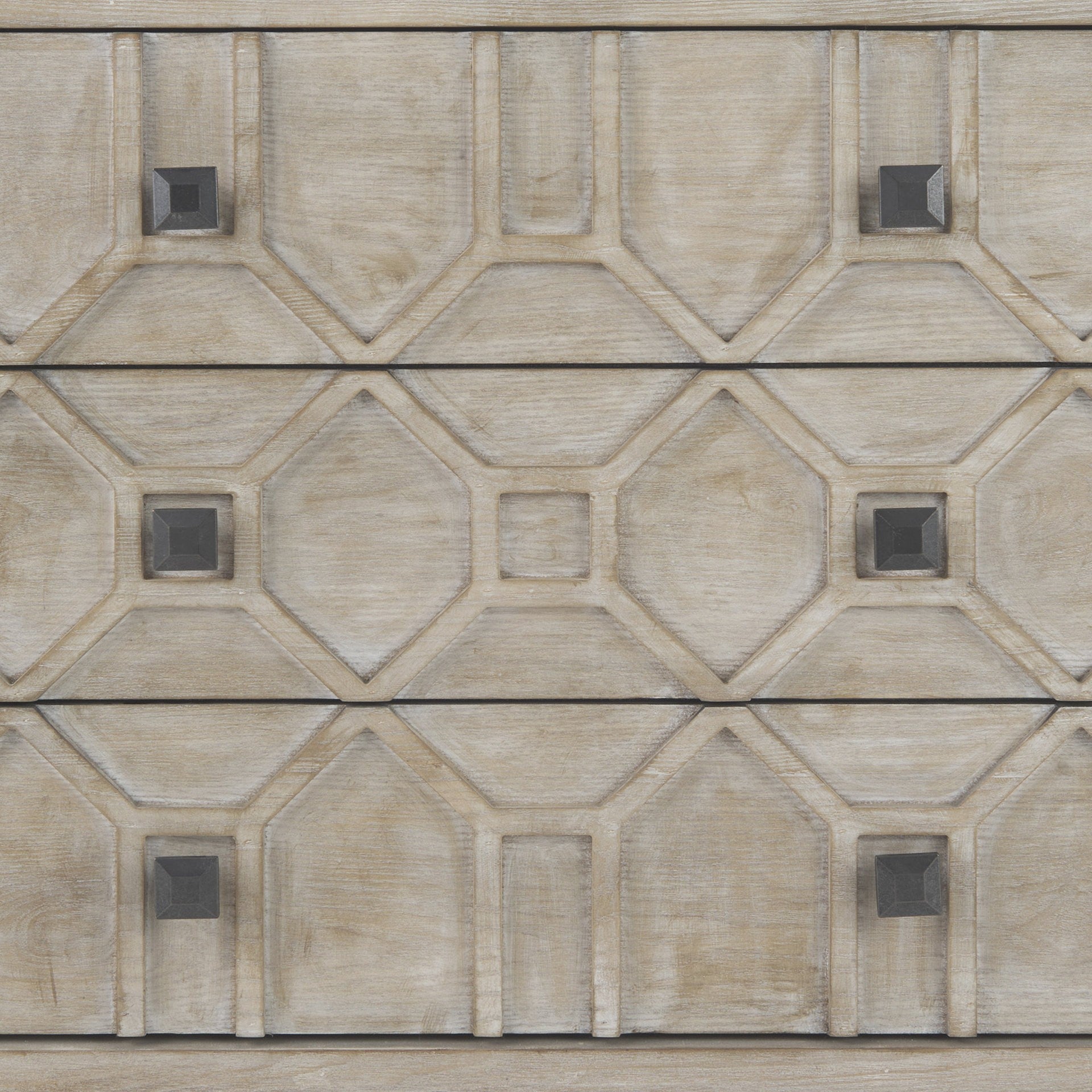 Contemporary Light Wash Diamond Accent Cabinet By Homeroots | Cabinets | Modishstore - 6