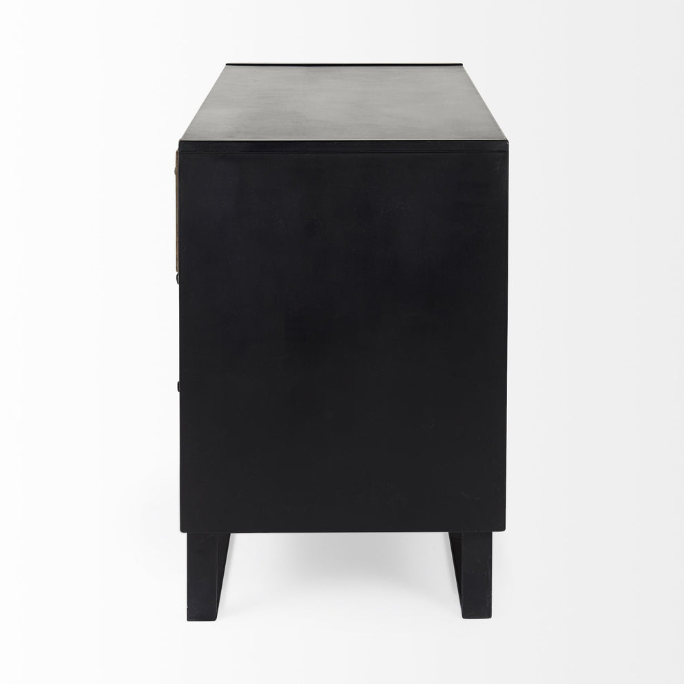 Modern Rustic Light Brown Wooden Cabinet By Homeroots | Cabinets | Modishstore - 3