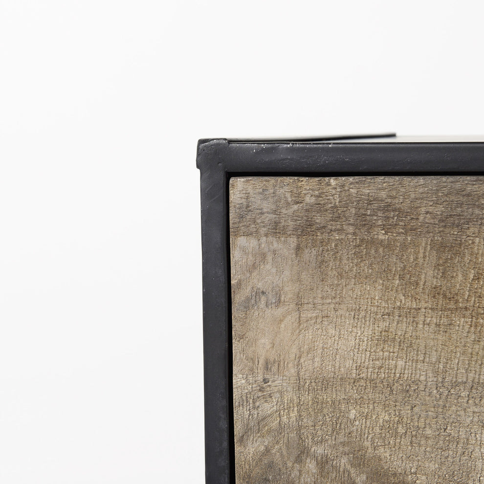 Modern Rustic Light Brown Wooden Cabinet By Homeroots | Cabinets | Modishstore - 6
