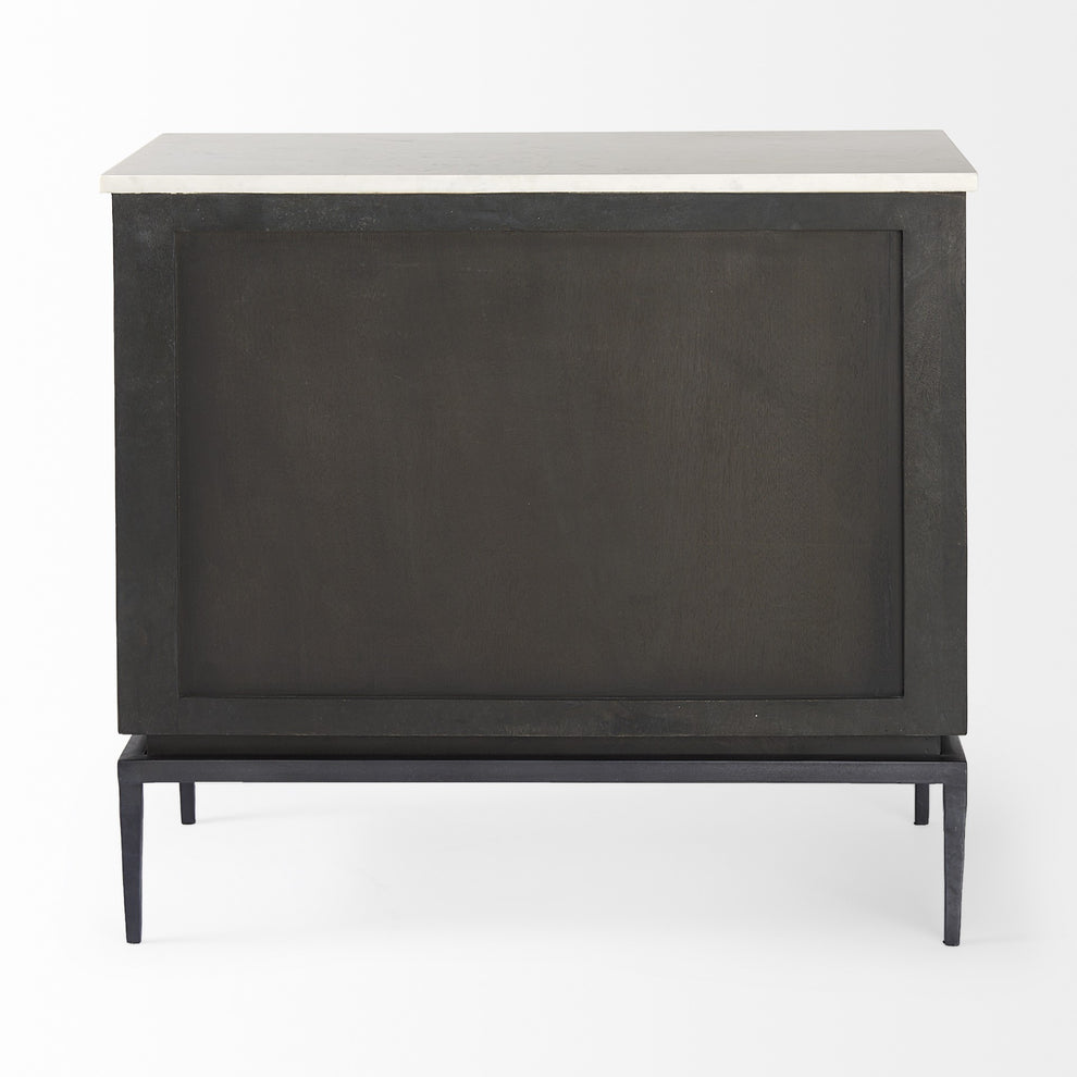 Updated Rustic Dark And Light Marble Top Dresser By Homeroots – Modish Store