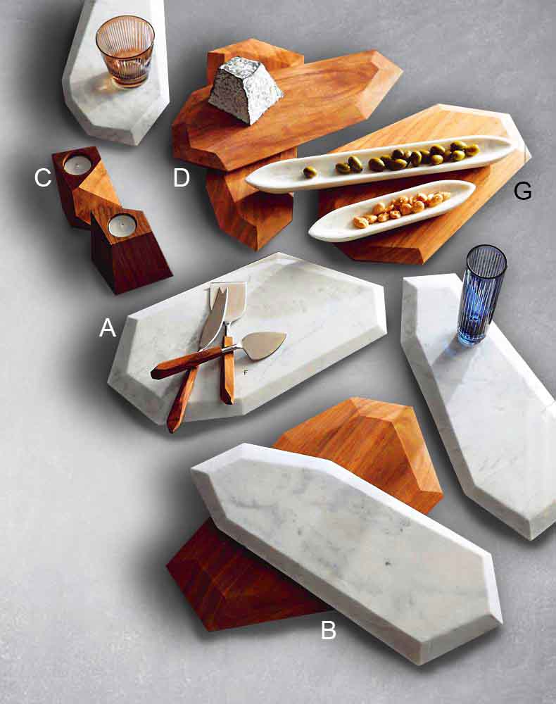 Roost Faceted Marble Serving Boards-12