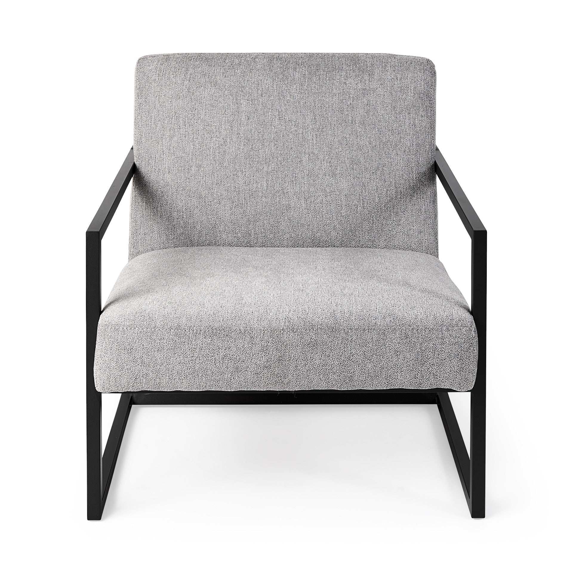 Geo Modern Gray and Black Accent or Side Chair By Homeroots | Side Chairs | Modishstore - 3