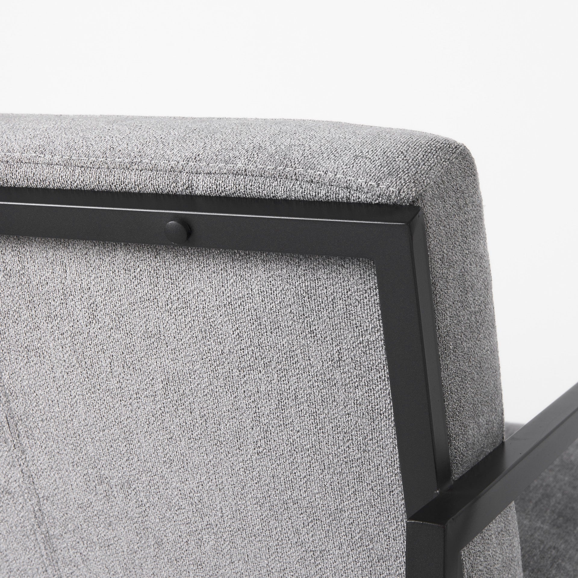 Geo Modern Gray and Black Accent or Side Chair By Homeroots | Side Chairs | Modishstore - 2