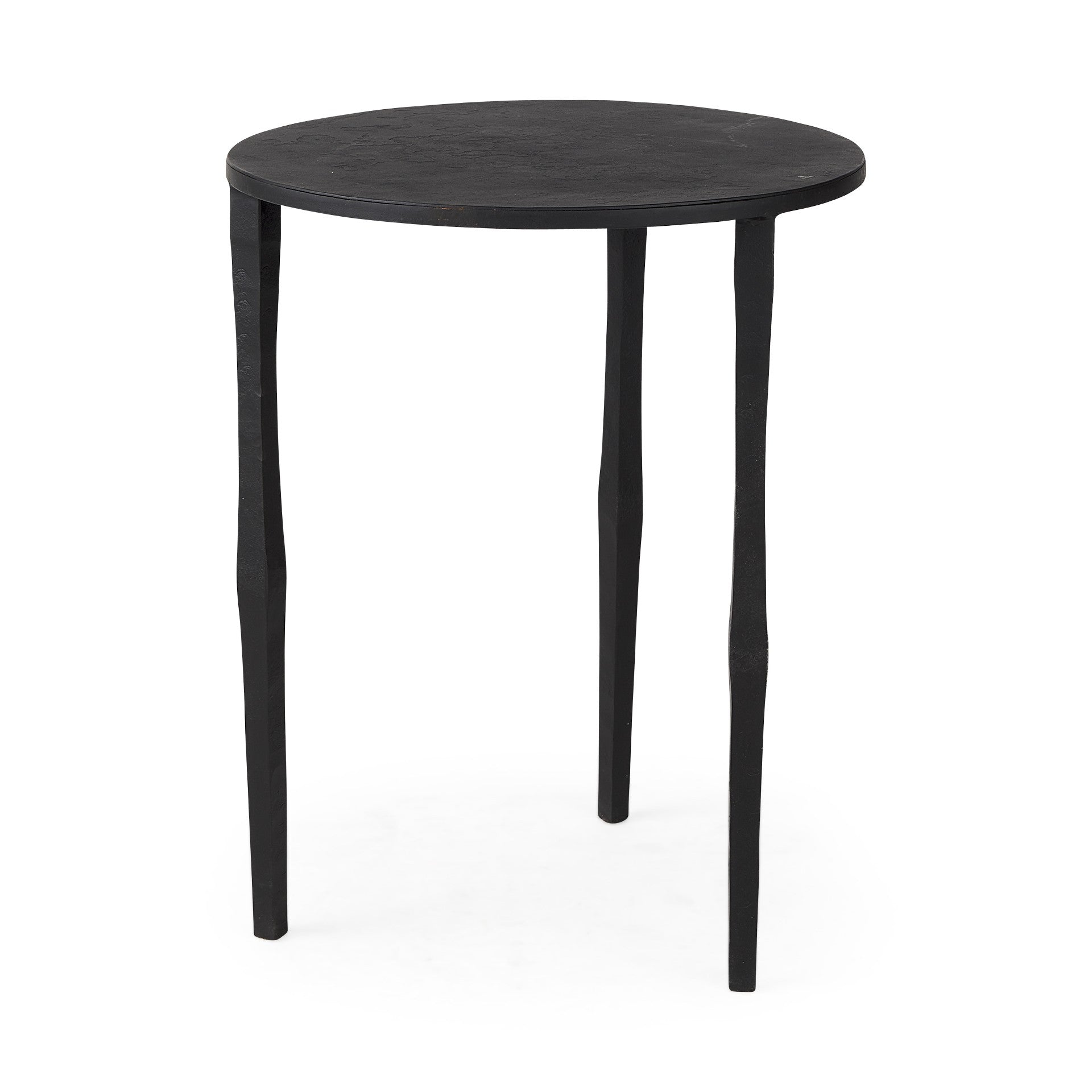 Minimal Black Iron Side Table By Homeroots | Side Tables | Modishstore