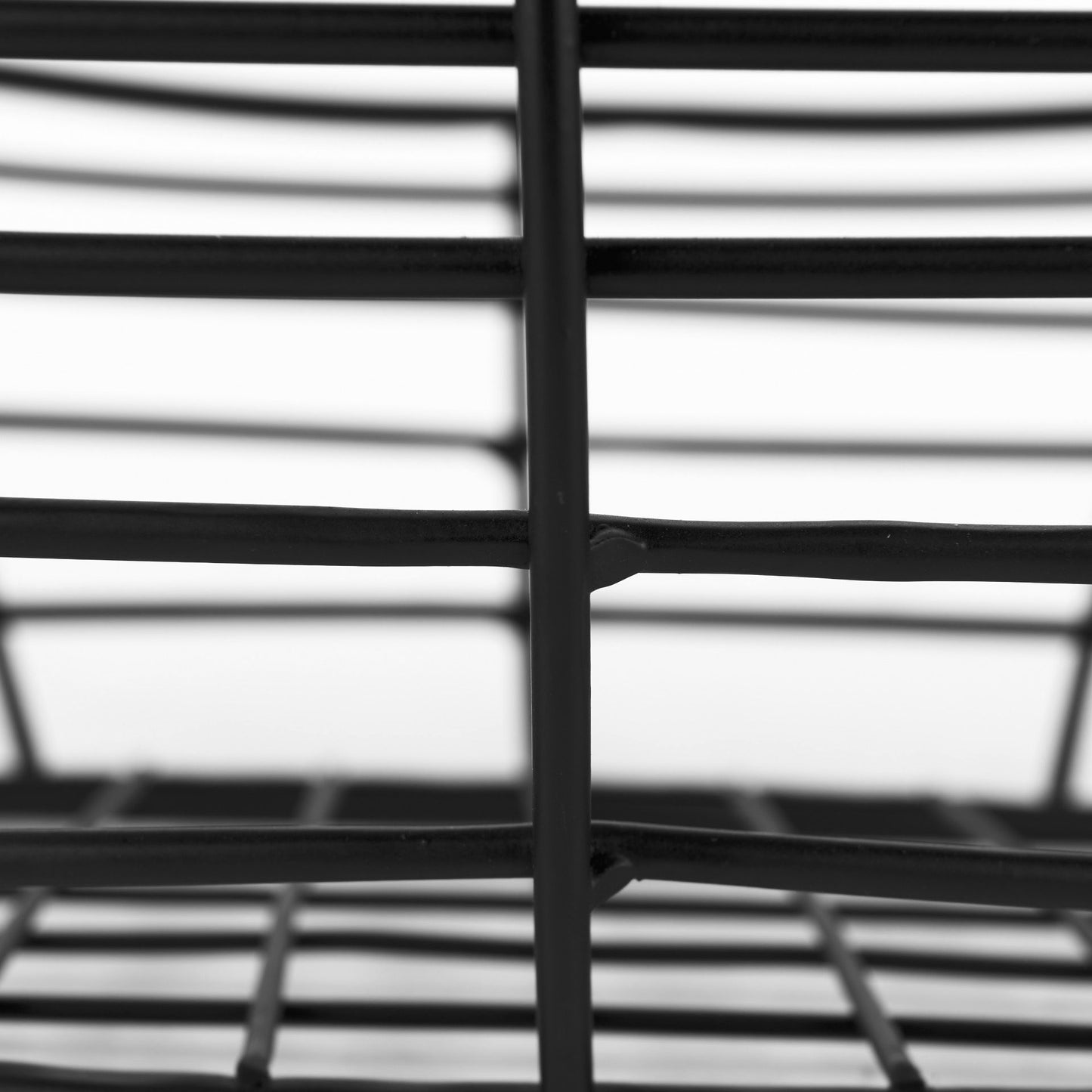 Black Metal Boat Shaped Basket By Homeroots | Bins, Baskets & Buckets | Modishstore - 7