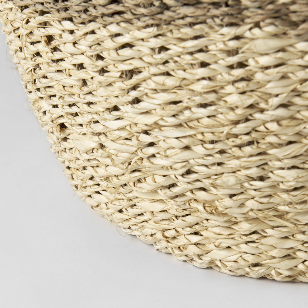 Set of Three Detailed Wicker Storage Baskets By Homeroots | Bins, Baskets & Buckets | Modishstore - 8