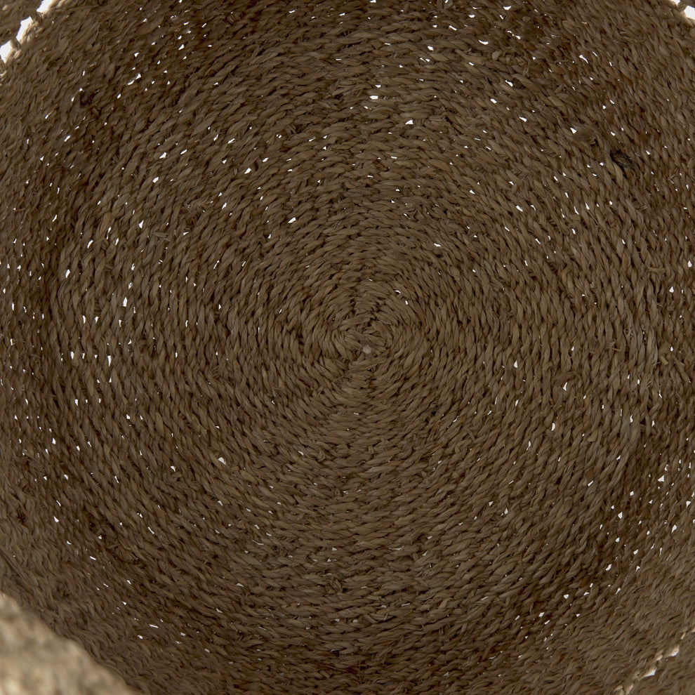 Set of Two Woven Wicker Storage Baskets By Homeroots | Bins, Baskets & Buckets | Modishstore - 6