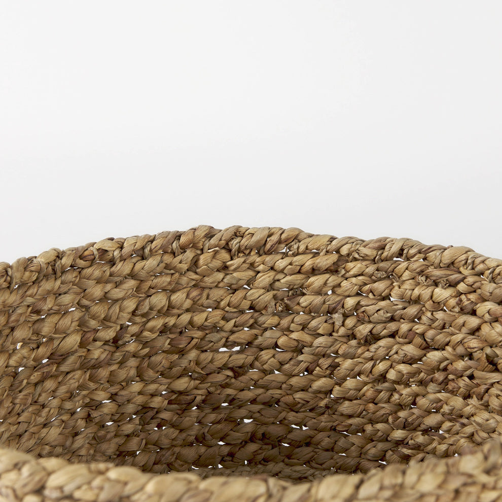 Set of Three Two Tone Wicker Storage Baskets By Homeroots | Bins, Baskets & Buckets | Modishstore - 5