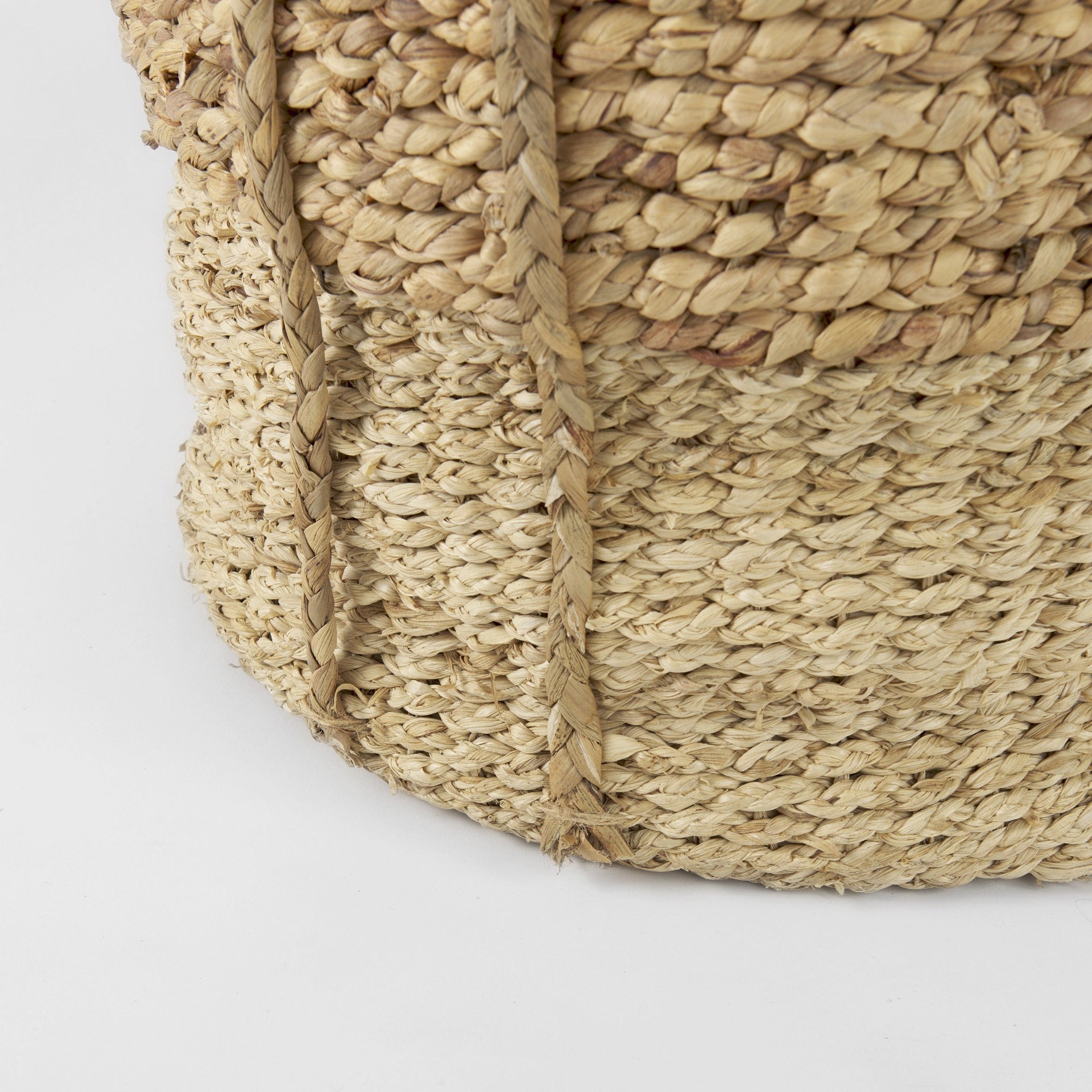 Set of Three Two Tone Wicker Storage Baskets By Homeroots | Bins, Baskets & Buckets | Modishstore - 8
