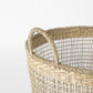 Set of Three Round Wicker Storage Baskets By Homeroots | Bins, Baskets & Buckets | Modishstore - 4
