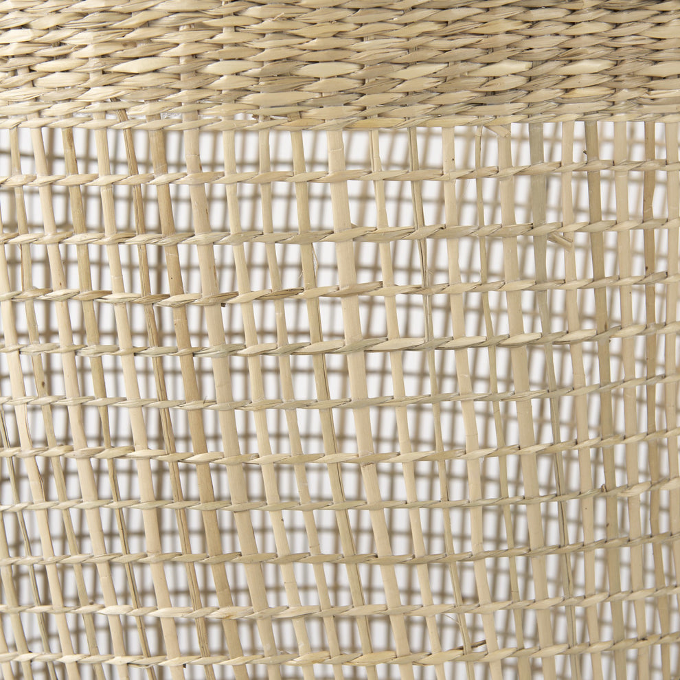 Set of Three Round Wicker Storage Baskets By Homeroots | Bins, Baskets & Buckets | Modishstore - 7