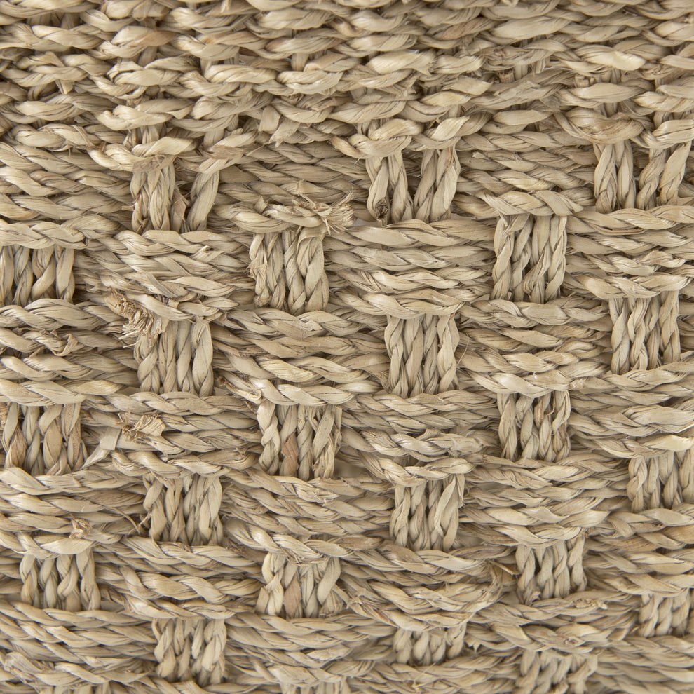 Set of Three Weaved Wicker Storage Baskets By Homeroots | Bins, Baskets & Buckets | Modishstore - 7