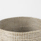 Set of Three Beige and White Storage Baskets By Homeroots | Bins, Baskets & Buckets | Modishstore - 6