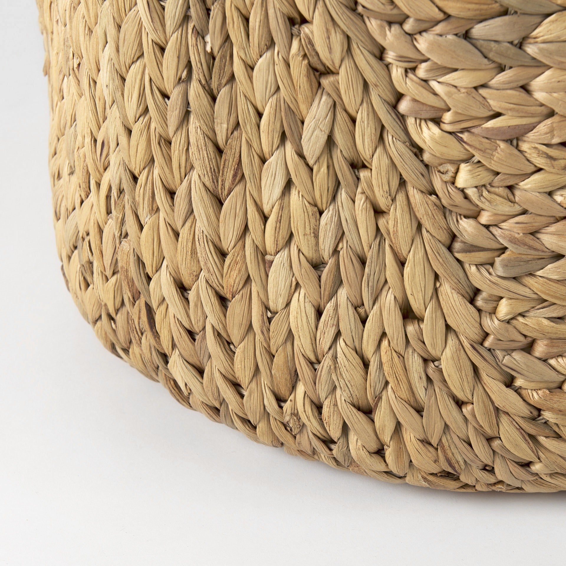 Set of Three Braided Wicker Storage Baskets By Homeroots | Bins, Baskets & Buckets | Modishstore - 7