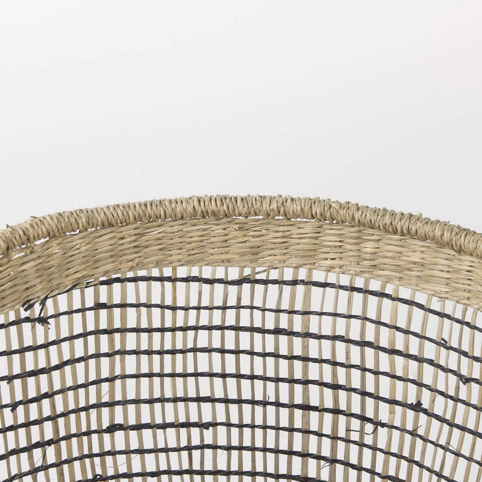 Set of Three Light Brown Storage Baskets By Homeroots | Bins, Baskets & Buckets | Modishstore - 7