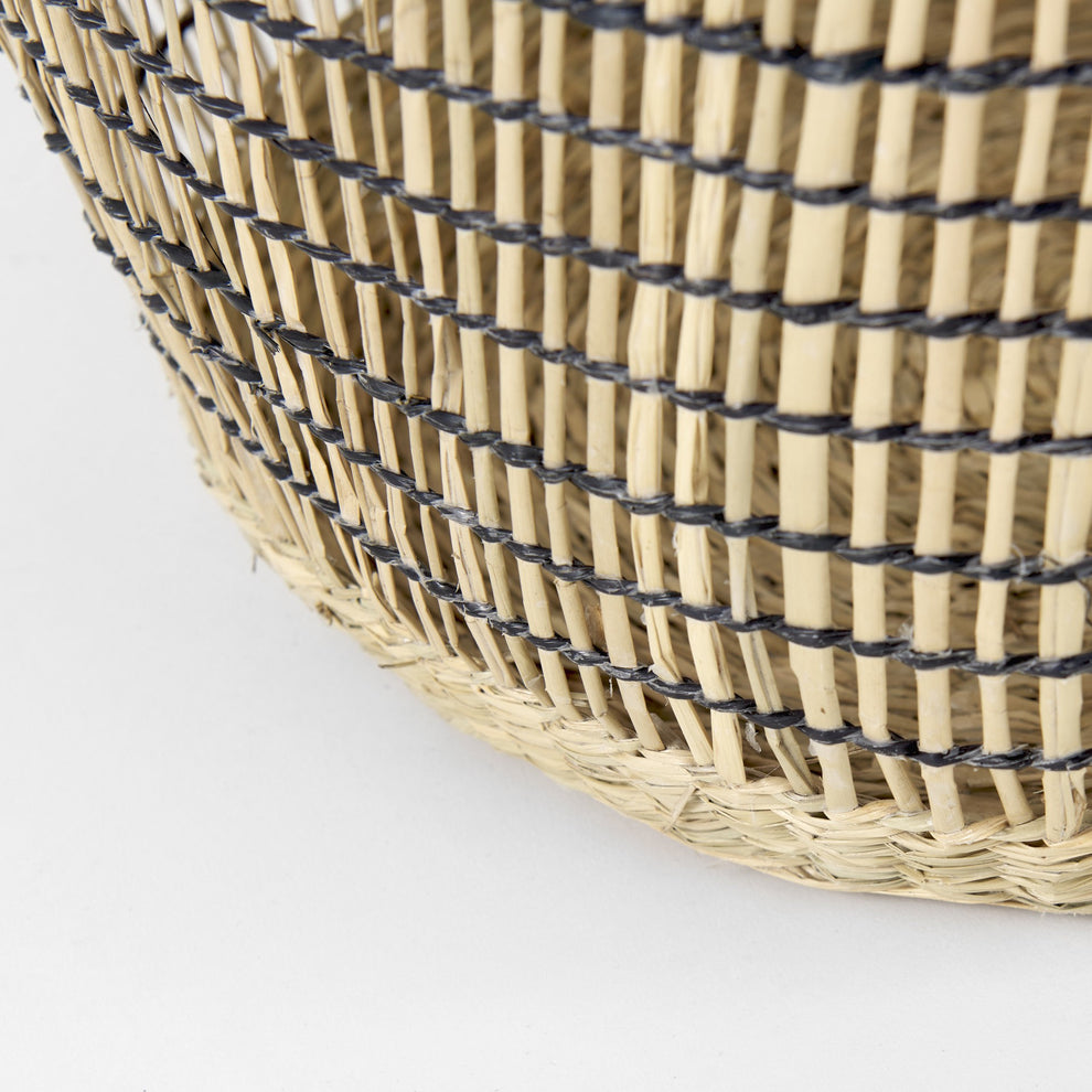 Set of Three Light Brown Storage Baskets By Homeroots | Bins, Baskets & Buckets | Modishstore - 8