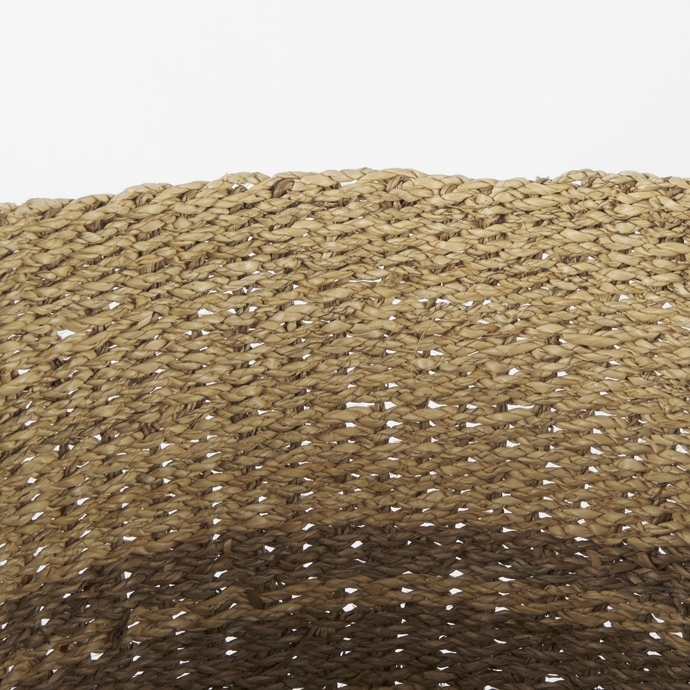 Set of Two Detailed Wicker Storage Baskets By Homeroots | Bins, Baskets & Buckets | Modishstore - 5