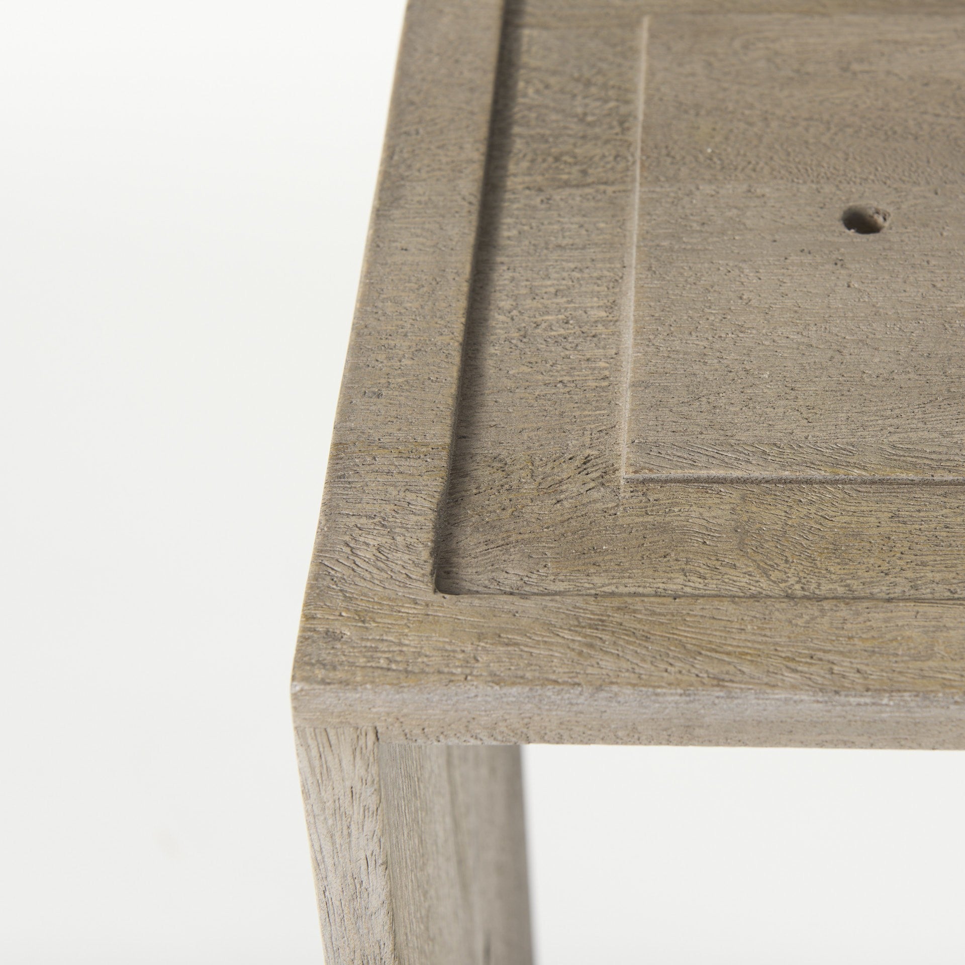 Set of Two Rustic Light Gray Brown Cube Box Shelves By Homeroots | Bookcases | Modishstore - 7