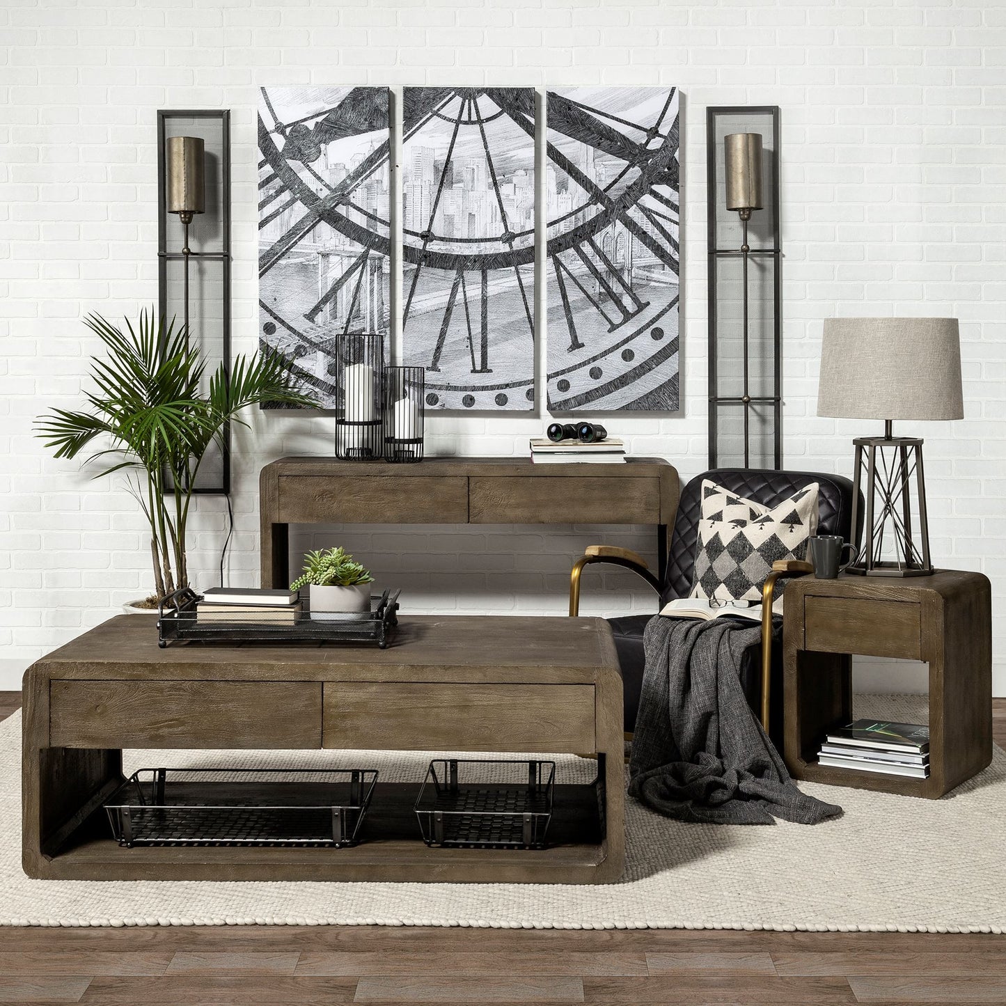 Metallic Aged Bronze Tone Octagonal Metal Table Lamp By Homeroots | Table Lamps | Modishstore - 3