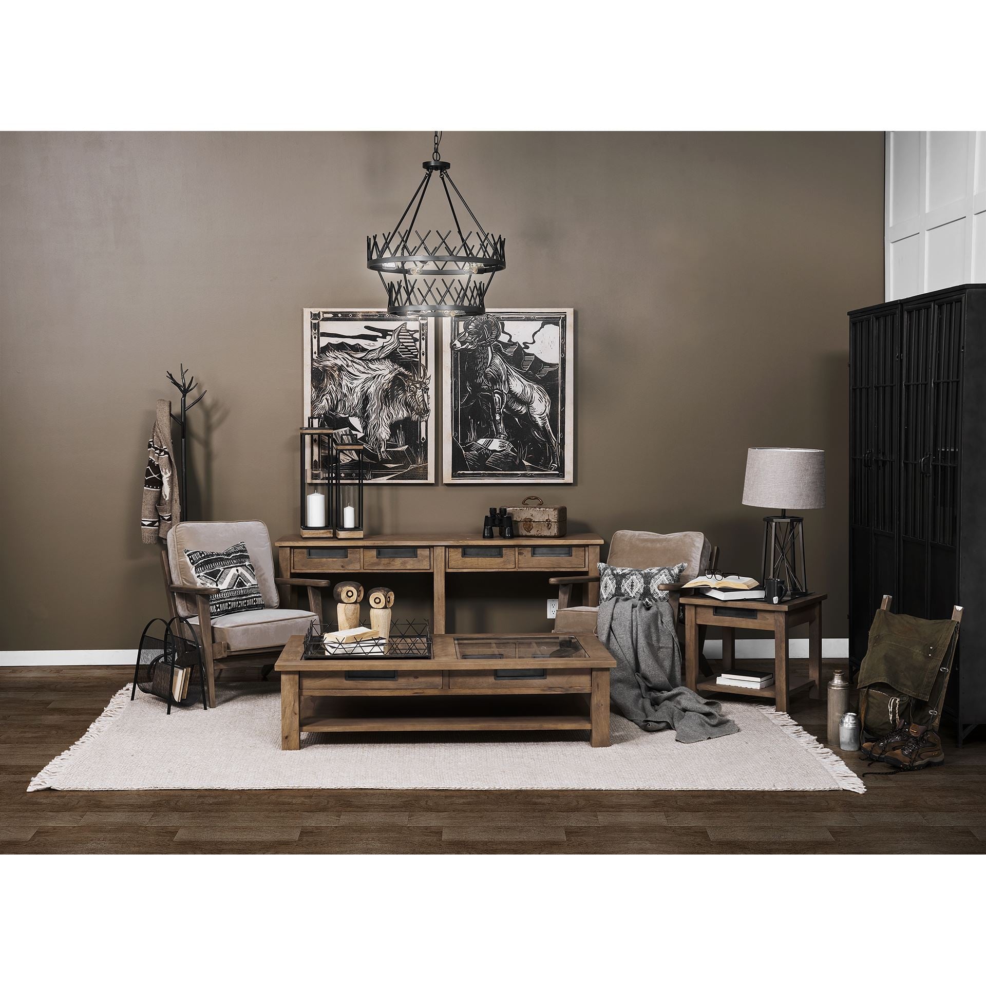 Metallic Aged Bronze Tone Octagonal Metal Table Lamp By Homeroots | Table Lamps | Modishstore - 4