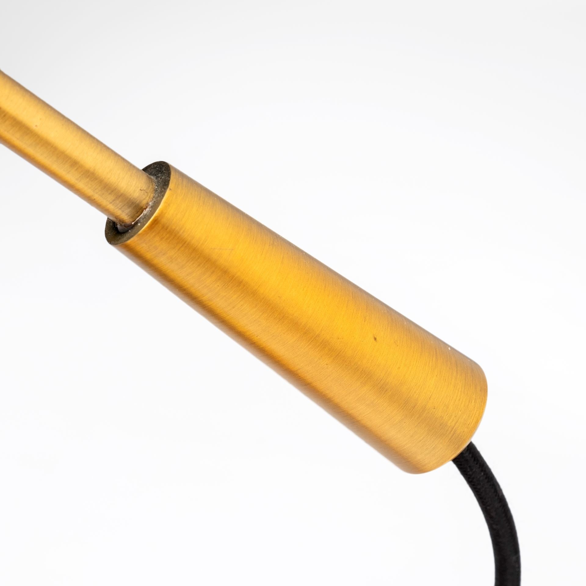 Sleek Golden Cone Adjustable Table or Desk Lamp By Homeroots | Desk Lamps | Modishstore - 9