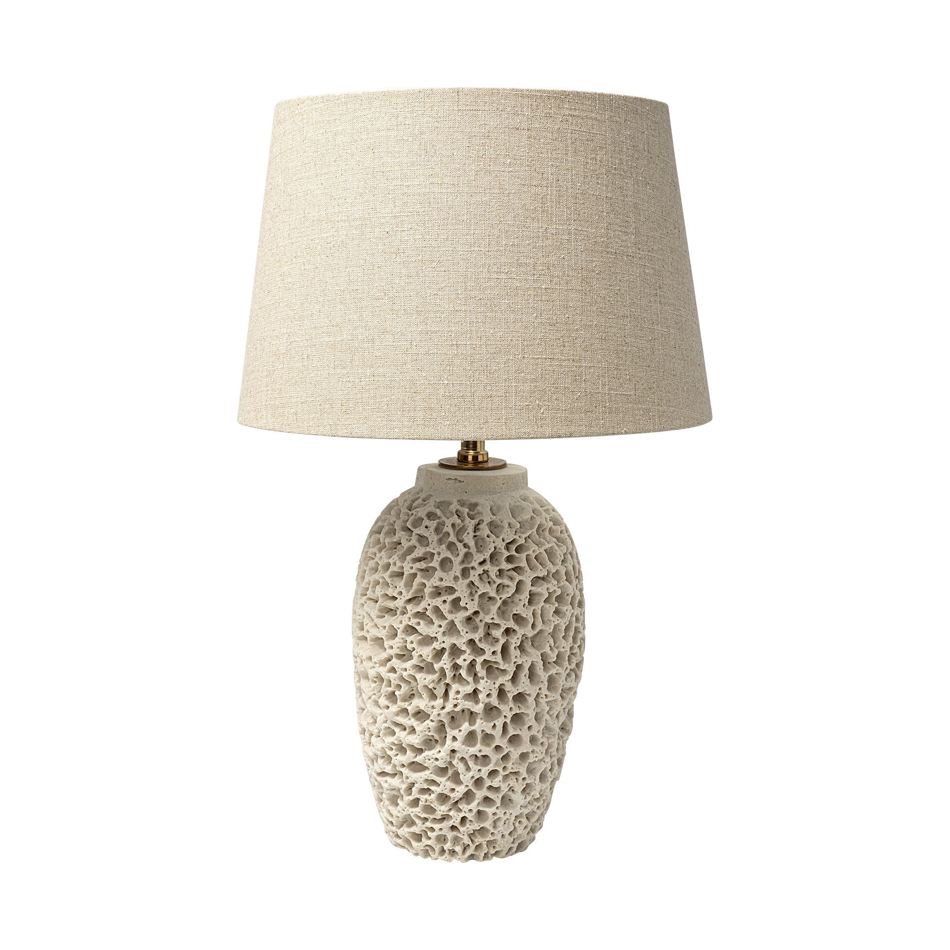 Coastal Beige Faux Coral Table Lamp By Homeroots | Table Lamps | Modishstore