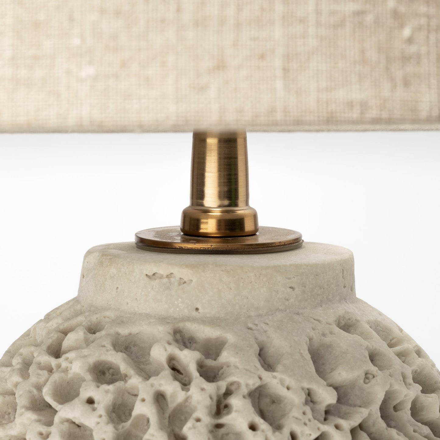Coastal Beige Faux Coral Table Lamp By Homeroots | Table Lamps | Modishstore - 3