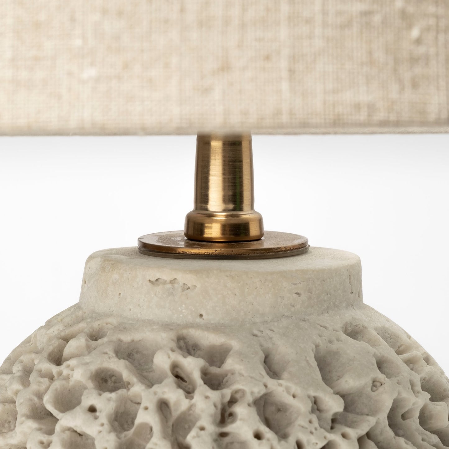 Coastal Beige Faux Coral Table Lamp By Homeroots | Table Lamps | Modishstore - 4
