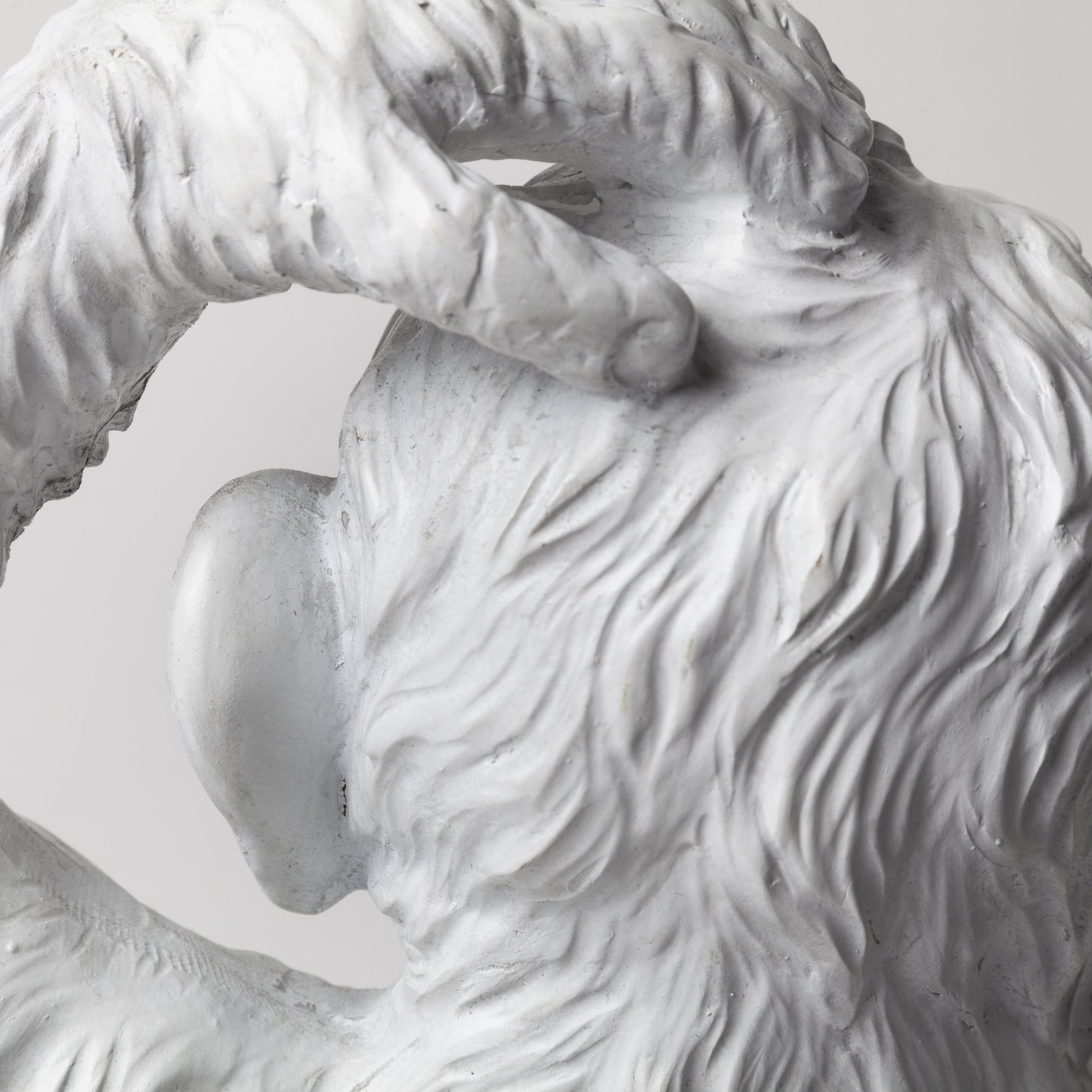 White Whimsical Monkey Table or Desk Lamp By Homeroots | Desk Lamps | Modishstore - 6