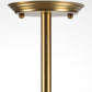 Gold Metal Eighteen Bulb Hanging Chandelier By Homeroots | Chandeliers | Modishstore - 3