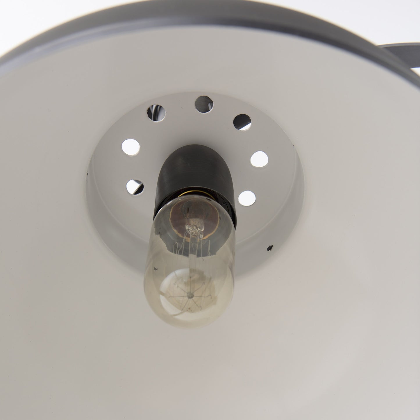 Black Metal Sphere Pendant Hanging Light By Homeroots | Pendant Lamps | Modishstore - 8