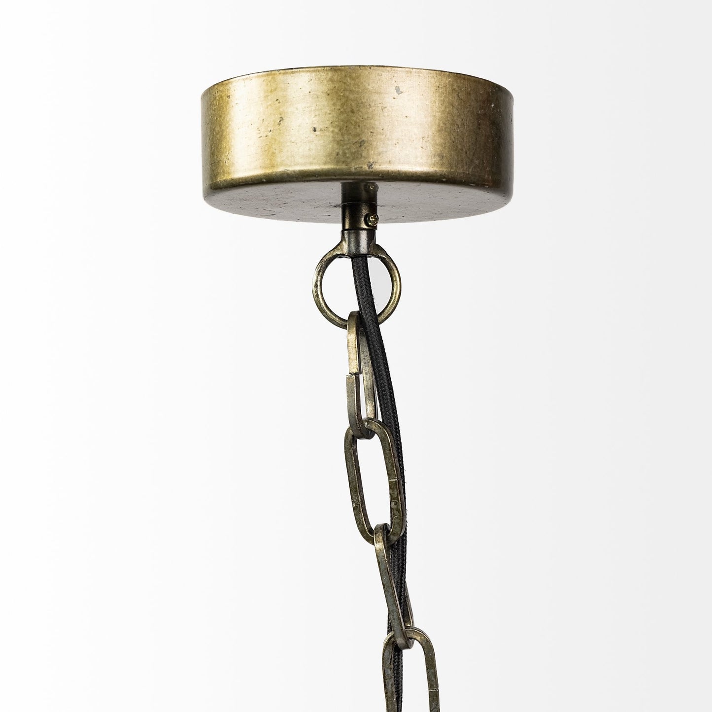 Metallic Woven Hanging Pendant Light By Homeroots | Pendant Lamps | Modishstore - 3