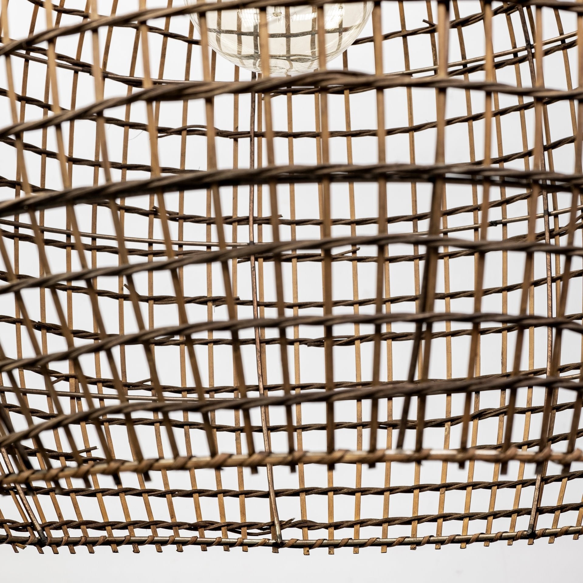 Metallic Woven Hanging Pendant Light By Homeroots | Pendant Lamps | Modishstore - 8