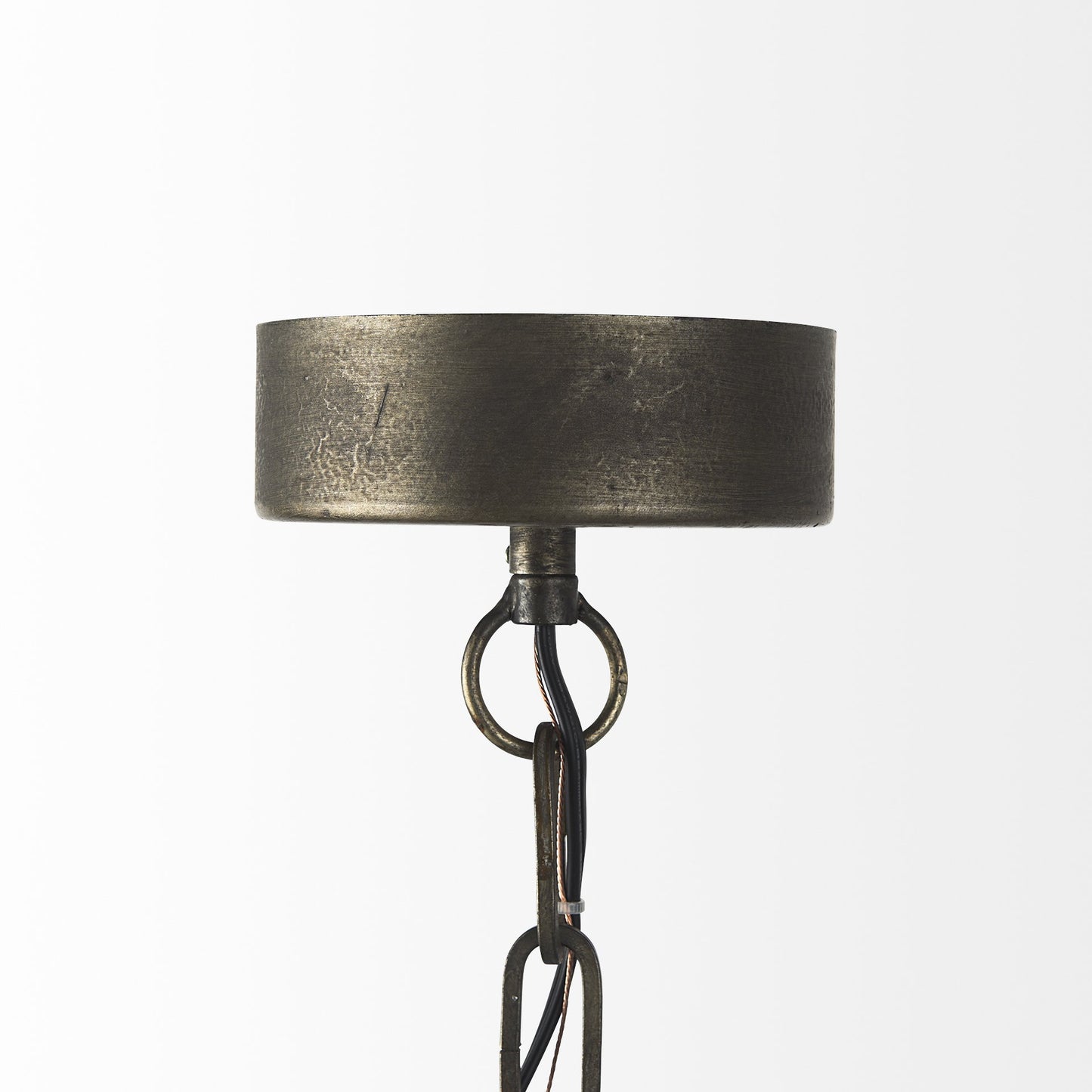 Industrial Caged Black Metal Hanging Light By Homeroots | Chandeliers | Modishstore - 3