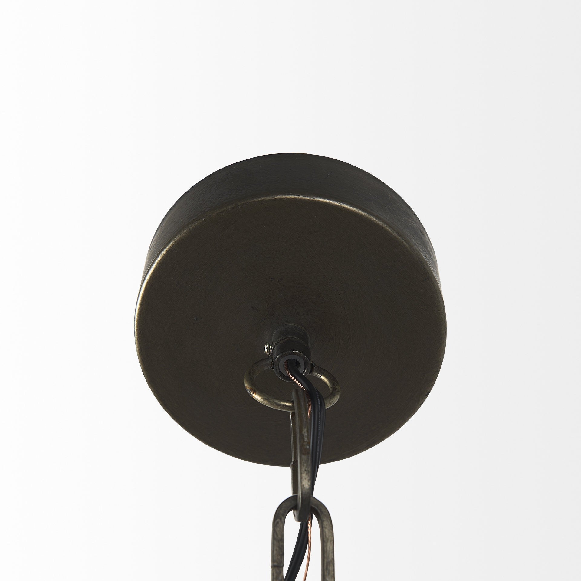 Industrial Caged Black Metal Hanging Light By Homeroots | Chandeliers | Modishstore - 4