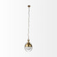Gold Metal Sphere Pendant Hanging Light By Homeroots | Pendant Lamps | Modishstore - 2