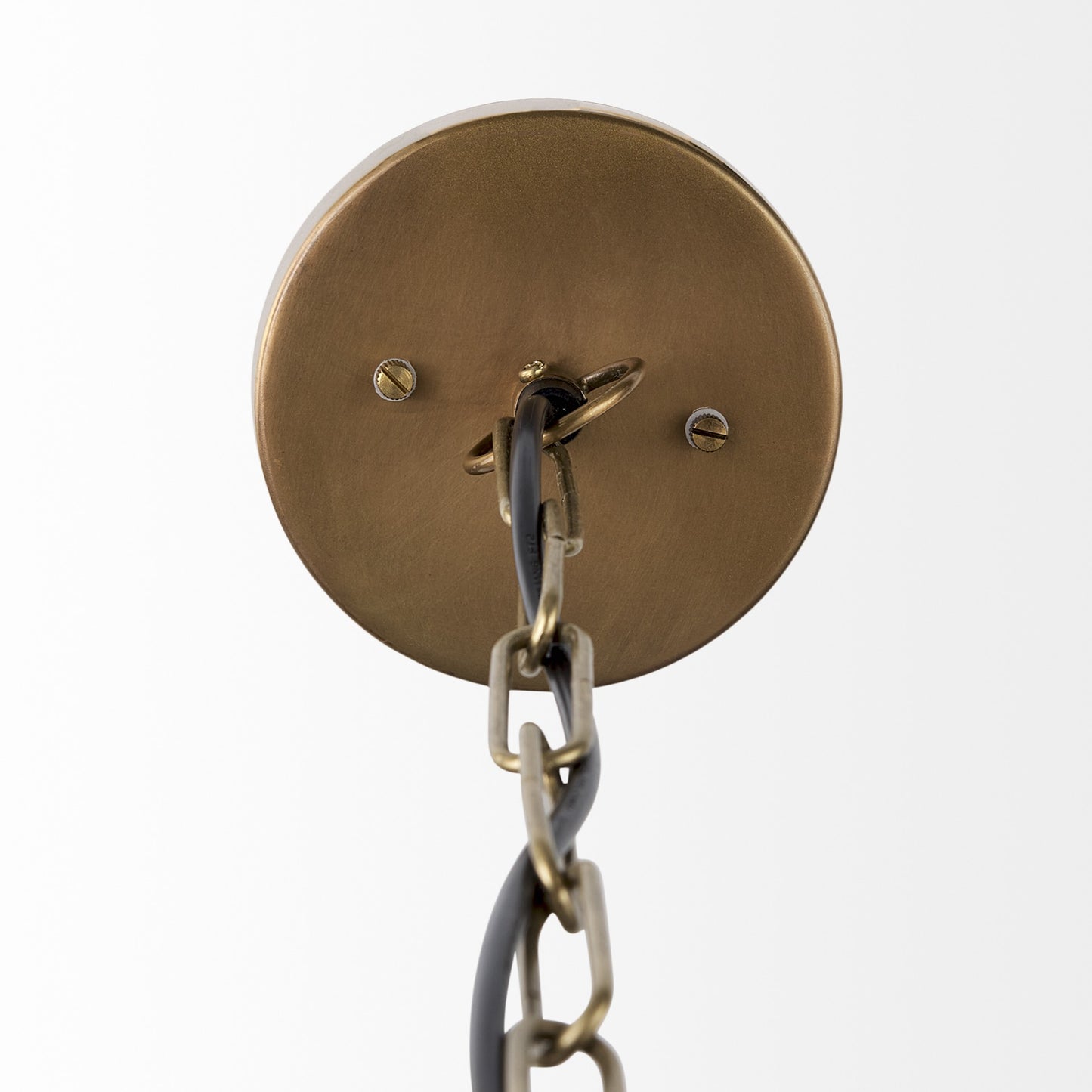 Gold Metal Sphere Pendant Hanging Light By Homeroots | Pendant Lamps | Modishstore - 4
