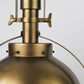 Gold Metal Sphere Pendant Hanging Light By Homeroots | Pendant Lamps | Modishstore - 6