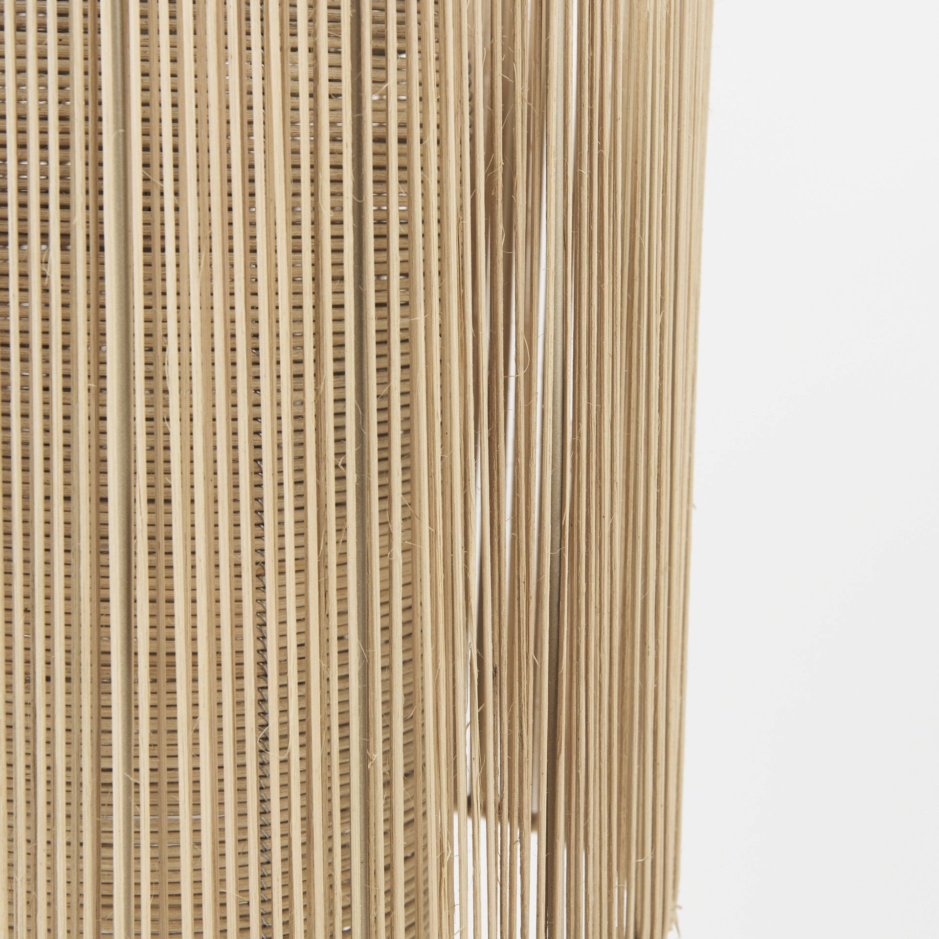 Natural Cane Cylindrical Hanging Pendant Light By Homeroots | Pendant Lamps | Modishstore - 7