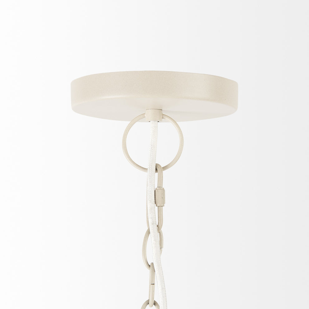 Light Brown Six Tier Hanging Chandelier By Homeroots | Chandeliers | Modishstore - 3