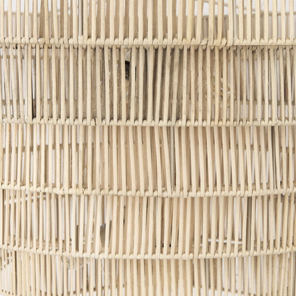 Light Brown Six Tier Hanging Chandelier By Homeroots | Chandeliers | Modishstore - 7
