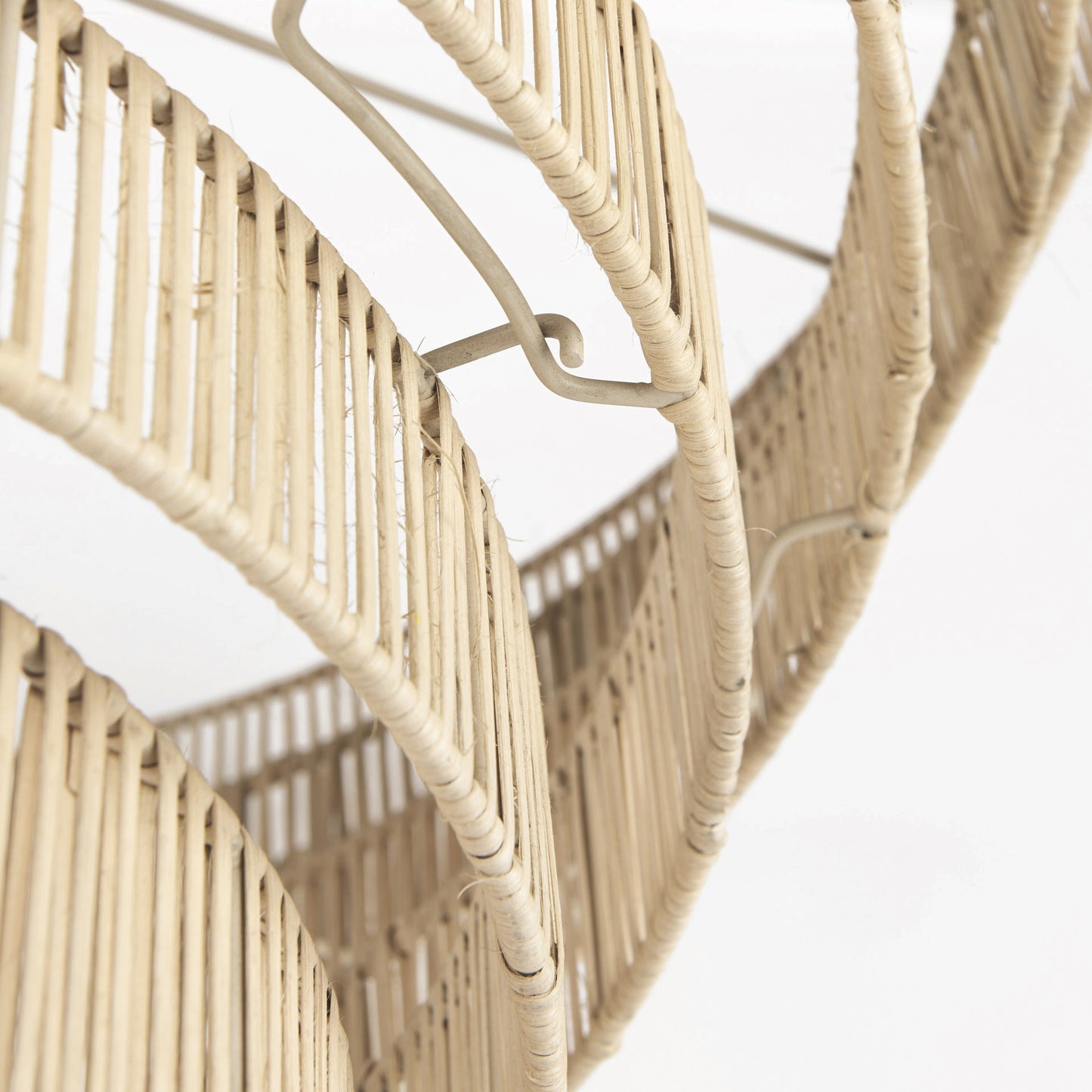 Light Brown Six Tier Hanging Chandelier By Homeroots | Chandeliers | Modishstore - 8